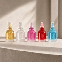 Emballage cosmétique en plastique, sérum pour soins de la peau, flacon vide rechargeable de voyage, petit flacon en forme d'ampoule, flacon compte-gouttes pour essence liquide