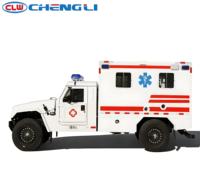 Ambulance tout-terrain à pression négative ICU sur châssis Dongfeng 4x4 personnalisée pour le transport médical d'urgence sur le terrain