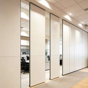 Divisor Móvil Temporal para Hotel con Acabados Personalizables, Marco de Aluminio, Plegable y Deslizante, Pared Acústica Móvil de Madera - Product Image 2