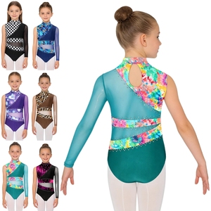 Maillot de Gimnasia para Niñas de 6 a 16 Años, Traje de Danza para Competencia, Body para Actuaciones en Escenario, Práctica Diaria, Baile de Salón - Product Image 1