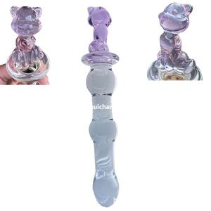 Yeni gerçekçi TPE kadın vajina kristal yapay penis Adults tor yetişkinler için büyük eğlenceli düz çubuk seks oyuncak yumuşak malzeme - Product Image 5