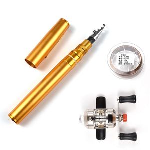 Portable <strong>Pocket</strong> Telescopic 1.75m <strong>Mini</strong> <strong>Pen</strong> Shape <strong>Fishing</strong> <strong>Rod</strong> and <strong>Fishing</strong> Reel Combos - Product Image 4
