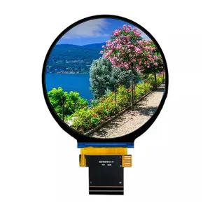 Módulo de tela lcd painel de toque tft redondo ips 1.22 1.28 1.66. 2.1 2.47 2.76 3.4 4.0 5.0 polegadas com SPI RGB MCU interface MIPI