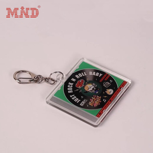 Tùy chỉnh biểu tượng lập trình NFC RFID Acrylic thẻ <span class=keywords><strong>QR</strong></span> mã móc khóa cho Instagram xã hội phương tiện truyền thông kinh doanh - Product Image 3