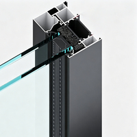 Fenêtre à battant en aluminium anti-ouragan de norme australienne moderne avec double vitrage Low-E pour hôtel, résidence et villa