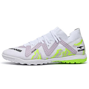 Chaussures de football TF transfrontalières pour hommes enfants jeunes chaussures d'entraînement ongles cassés gazon artificiel AG <span class=keywords><strong>cuir</strong></span> à ongles pour été hiver - Product Image 6