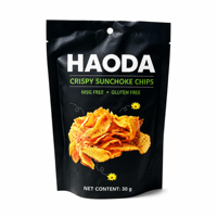 Sachets refermables personnalisés en aluminium et plastique de qualité alimentaire pour chips, noix et cacahuètes, anti-humidité et préservant la fraîcheur, conception gratuite