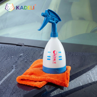 Bouteille pulvérisatrice à gâchette HDPE 500 ml, pulvérisateur à brume réglable pour le detailing automobile, l'installation de film teinté et le nettoyage