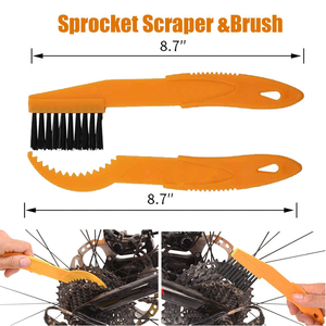 Herramienta de limpieza de bicicletas al por mayor más nueva, dispositivo de engrase, cubo plegable, limpiador de cadena de <span class=keywords><strong>bicicleta</strong></span> personalizado, 11 Uds., <span class=keywords><strong>Kit</strong></span> de cepillos de ciclismo - Product Image 4