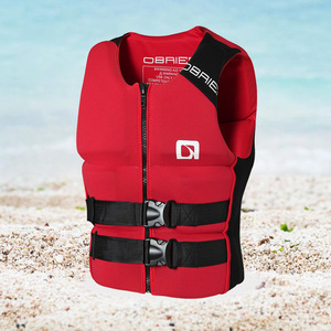 Gilet de sauvetage à flottabilité d'impact en <span class=keywords><strong>néoprène</strong></span> noir rouge orange pour hommes en marque propre pour jet-ski pêche <span class=keywords><strong>surf</strong></span> - Fabriqué en mousse EPE - Product Image 4