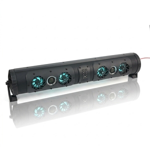 <span class=keywords><strong>Barre</strong></span> <span class=keywords><strong>de</strong></span> <span class=keywords><strong>son</strong></span> LED ARGB dynamique pour voiturettes <span class=keywords><strong>de</strong></span> golf, système musical sans fil amplifié 450W avec synchronisation multicolore et télécommande RF - Product Image 1