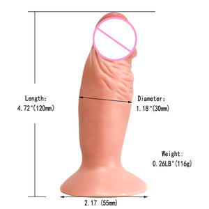 Erotik spielzeug Mini Anal <span class=keywords><strong>Dildo</strong></span> mit Saugnapf Sexspielzeug für Erwachsene Realistisches weiches Material Kleiner Mastur bator für Frauen - Product Image 2