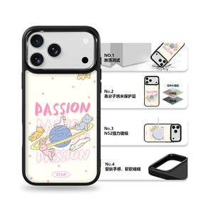Coque de téléphone AG Feeling Black Edge avec motif corporel céleste doré pour <span class=keywords><strong>iPhone</strong></span> 17, 17 Pro Max, 16 Pro, 15 – Coque magnétique - Product Image 1
