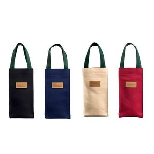 Bolsa de lona impermeable con funda aislante para tazas, bolsa de almacenamiento de viaje azul para mujer - Product Image 4
