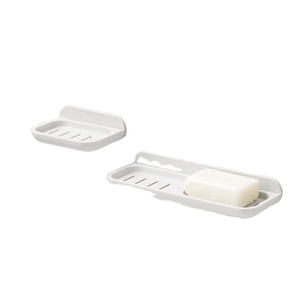 ที่วางสบู่ติดผนังแบบมีรูระบายน้ำ ที่วางสบู่สำหรับห้องอาบน้ำ - Product Image 1