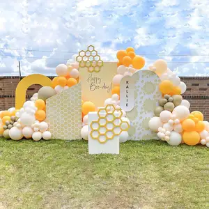 Unique Display reusable foldable party wedding backdrop stand decoration portable arch round combination for wedding backdrop