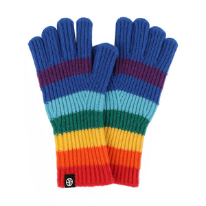 <span class=keywords><strong>Hiver</strong></span> Automne Gants personnalisés couleur arc-en-ciel avec toucher Gants longs tricotés <span class=keywords><strong>Femme</strong></span> Filles Thermique Cyclisme Gants d'<span class=keywords><strong>hiver</strong></span> - Product Image 3