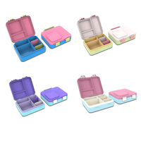 Schattige kinder school lunchbox met cartoonontwerp, hittebestendig en geschikt voor de magnetron, met een capaciteit van meer dan 6 liter voor meisjes en kinderen