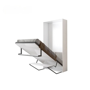 <span class=keywords><strong>Lit</strong></span> mural pliable vertical multifonction moderne à montage facile, mobilier de chambre à coucher, mécanisme de <span class=keywords><strong>lit</strong></span> Murphy avec bureau et étagère - Product Image 1