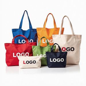 Custom Logo Printed Sublimation Blank Reusable Grocery Promotional <b>Bags</b> Plain Polyester Cotton <b>Canvas</b> Shopping Tote <b>Bag</b> - Product Image 1