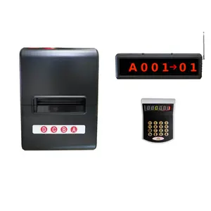 Economy IRTECH Simple 17keys 3.75mm 8 digits LED number queue market customer management numbering system