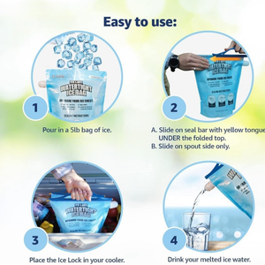 Large Leak Proof <strong>Ice</strong> <strong>Bag</strong> Can Be Customised 1L-20L Reusable Cooler <strong>Ice</strong> <strong>Bag</strong> Water <strong>Bag</strong> for Freezers - Product Image 3