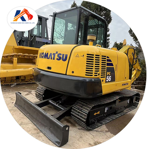 Excavadora Komatsu PC56 usada de Japón, original de alta calidad, en venta, excavadora de cadenas de segunda mano, pc55 pc60 con pocas horas de trabajo. - Product Image 1
