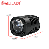 Projecteur laser mini BI LED OEM, double couleur blanc, phare antibrouillard pour voiture, longue portée, phare auxiliaire pour moto, ATV, UTV