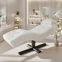 Pinky Leem Neues Modell S Kosmetikliege Ergonomischer Liegestuhl mit Verstellbarem Kopfteil für Beauty Tattoo Maniküre Tische