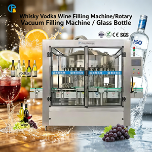 Completamente automatico calice vino rosso vodka liquore succo di bevanda sigillatrice per bottiglie di vetro di riempimento di riempimento linea di produzione - Product Image 1