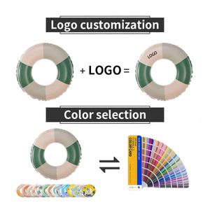 Custom Float Branded Logo Pvc Inflatable Swimming Pool Ring for Kids <b>Game</b> - Product Image 6