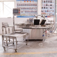 Machine à gaufres et cornets de glace entièrement automatique pour gaufrettes, bâtonnets de glace et cornets de glace roulés