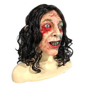 Maschera in Latex <span class=keywords><strong>per</strong></span> Halloween 2023 - Design Spaventoso <span class=keywords><strong>con</strong></span> Viso di Fantasma e Morte - Product Image 2