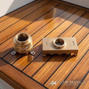 Crépine d'égout rectangulaire marine en bronze de 3/4 po pour accessoires de bateau et yacht, fabriquée à Taïwan - Product Image 4