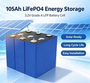 3.2V 100Ah Lithium Iron Phosphate Cell Rechargeable Aluminum Battery for Off Grid Solar Power System Van
