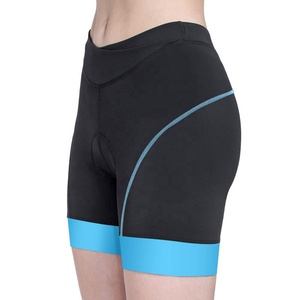 Pantalones Cortos de Ciclismo para Mujer, Cintura Media, para Bicicleta de Montaña, Poliéster, Impermeables, Cierre de Cremallera, Secado Rápido, Ajuste Deportivo, Tejido con Impresión por Transferencia de Calor - Product Image 5