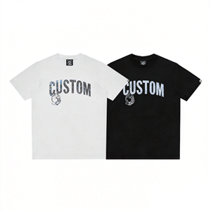 T-shirt Homme Premium Personnalisé avec Logo 100% Coton Épais Coupe Oversize Streetwear Vintage Délavé à l'Acide Coupe Boxy Vente en Gros - Product Image 1