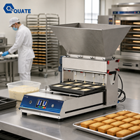 Machine de remplissage semi-automatique pour crème, confiture, chocolat et crème anglaise, idéale pour la production de pâtisseries en petite boulangerie et pâtisserie, machine de remplissage de gâteaux de comptoir.