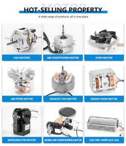 Quạt làm mát điều hòa không khí, động cơ một pha 220-240V, công suất 1/4 hp, chống nổ, tích hợp tụ điện - Product Image 4