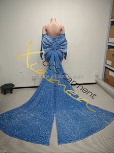 Ocstrade Tendance Tissu à paillettes brillantes <span class=keywords><strong>Robe</strong></span> d'anniversaire à gros nœud <span class=keywords><strong>Robe</strong></span> de soirée pour femmes <span class=keywords><strong>Robe</strong></span> de <span class=keywords><strong>cocktail</strong></span> <span class=keywords><strong>rose</strong></span> sexy <span class=keywords><strong>Grande</strong></span> <span class=keywords><strong>taille</strong></span> pour femmes - Product Image 6