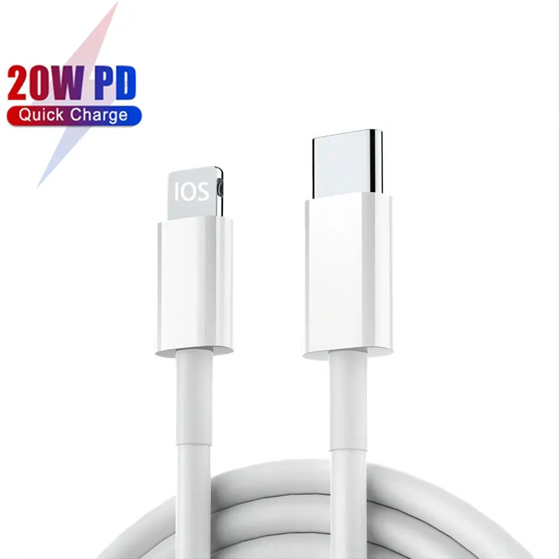 Guangdong Factory 3A 5A Type-C Pd 18W 20W 40W Pd Fast Charging Cable For Iphone Cord