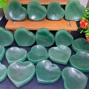 Venta al por Mayor de Piedras Preciosas Naturales, Cuenco de Aventurina Verde en Forma de Corazón, Piedra Curativa, Cristal Tallado para Decoración del Hogar - Product Image 1