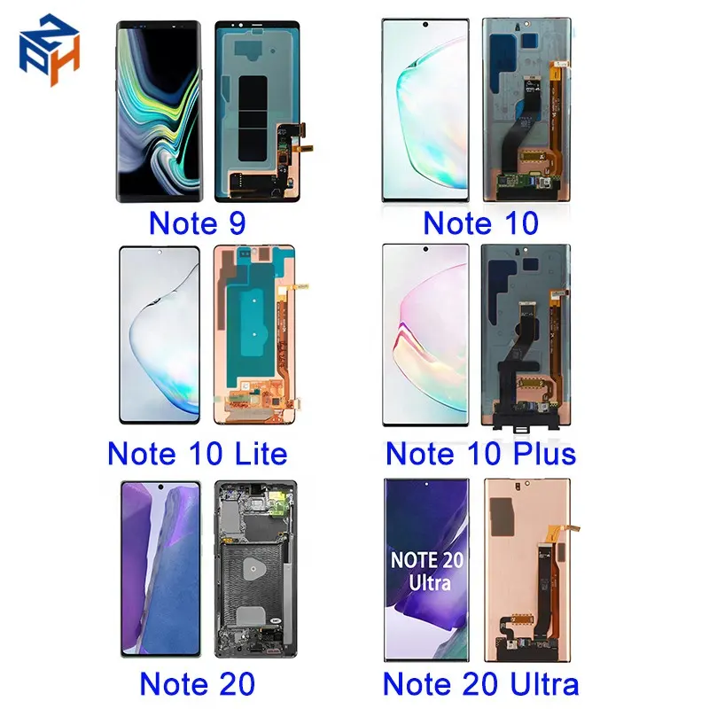 หน้าจอ LCD สำหรับ Samsung Note 9 10 10 Lite,หน้าจอ Oled สำหรับ Samsung Note 20 20 Ultra Pantallas