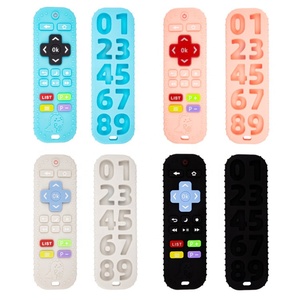 Meilleure vente télécommande forme Silicone bébé anneau de <span class=keywords><strong>dentition</strong></span> en Silicone souple <span class=keywords><strong>jouet</strong></span> de <span class=keywords><strong>dentition</strong></span> infantile à mâcher jouets de <span class=keywords><strong>dentition</strong></span> - Product Image 3