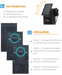 ADSS <span class=keywords><strong>EMS</strong></span> Estimulación muscular Quema de grasa Tesla <span class=keywords><strong>EMS</strong></span> Máquina delgada Construcción muscular Máquina <span class=keywords><strong>EMS</strong></span> - Product Image 4