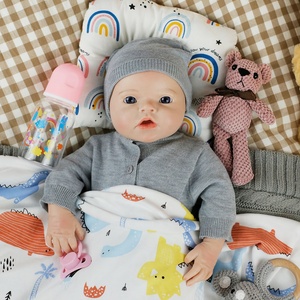 Lifereborn realista 20 ''realmente suave <span class=keywords><strong>silicona</strong></span> completa <span class=keywords><strong>Reborn</strong></span> Baby Dolls puede beber y mojar Bebe <span class=keywords><strong>Reborn</strong></span> Dolls <span class=keywords><strong>silicona</strong></span> para regalos - Product Image 5