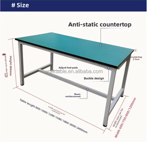 Banco DE TRABAJO DE ALUMINIO personalizado, bancos de trabajo de reparación móviles electrónicos para relojería para <span class=keywords><strong>taller</strong></span> - Product Image 3
