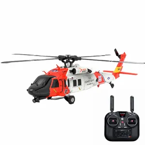 Helicóptero UH60 RC, modelo de 2,4G, giroscopio de 6 ejes, GPS, posicionamiento de flujo óptico, Motor sin escobillas FPV de 5,8G, 1:47, sin barras voladoras