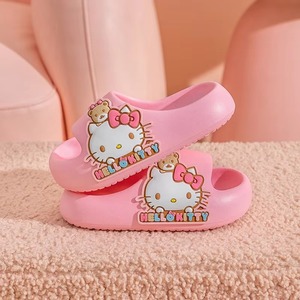 Grosir untuk Kuromi sandal musim panas anak-anak lucu kartun antiselip sepatu pantai dapat disesuaikan sol lembut sandal EVA untuk - Product Image 6