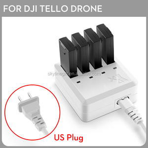 Chargeur Tello 4-en-1 : Hub de charge multi-batteries pour drone TELLO, charge rapide des batteries de vol intelligentes, prise US/EU, Tello P - Product Image 2
